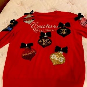 Sondra Celli Designer Christmas Sweater